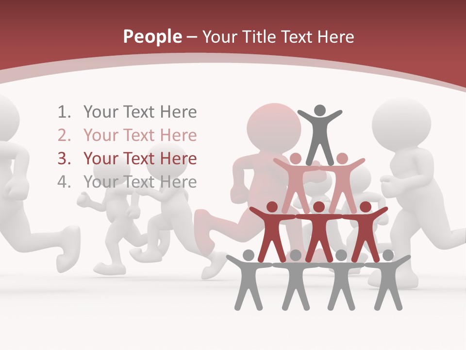 Human Front Humorous PowerPoint Template