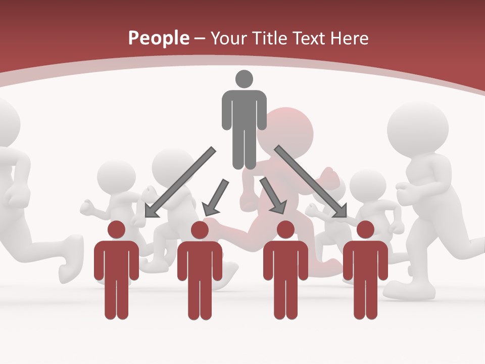 Human Front Humorous PowerPoint Template