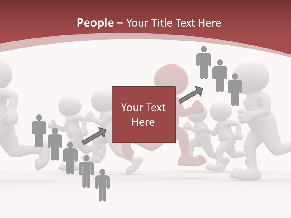 Human Front Humorous PowerPoint Template