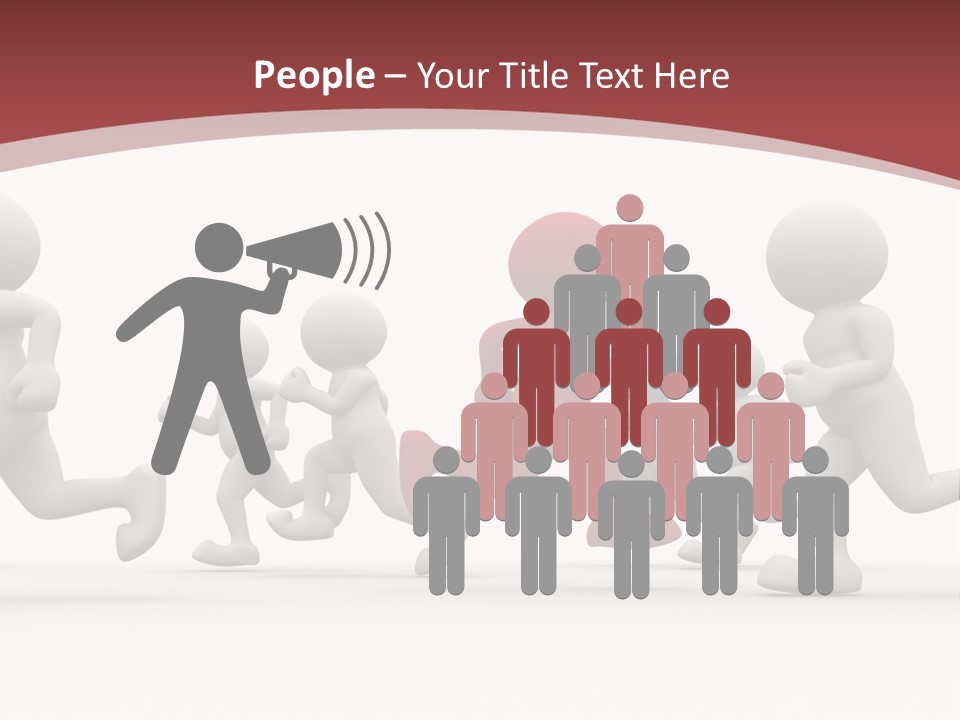 Human Front Humorous PowerPoint Template
