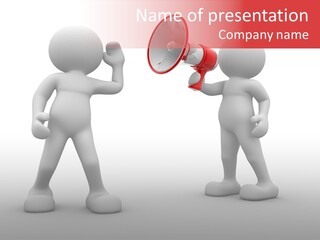 Puppet Represent Say PowerPoint Template