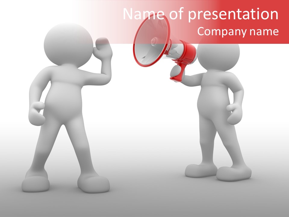 Puppet Represent Say PowerPoint Template