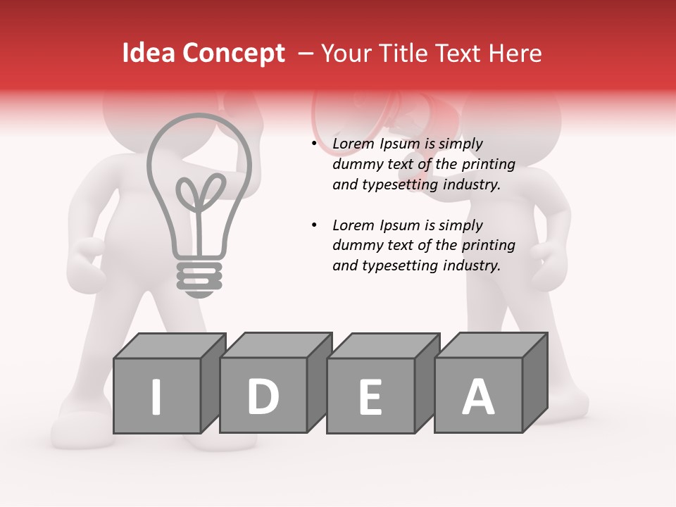 Puppet Represent Say PowerPoint Template