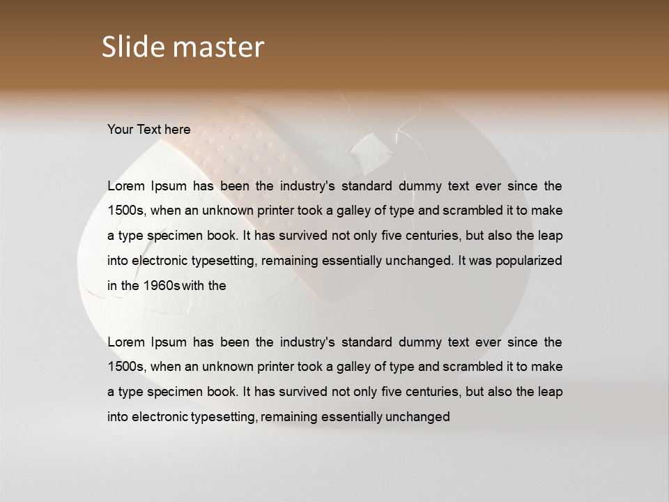 Hospital Recovery Security PowerPoint Template