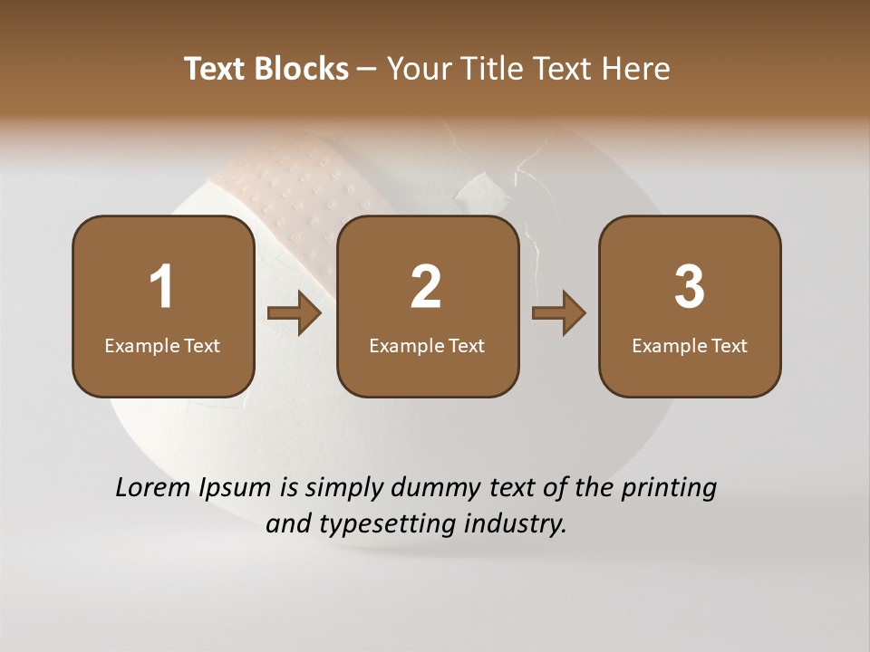 Hospital Recovery Security PowerPoint Template