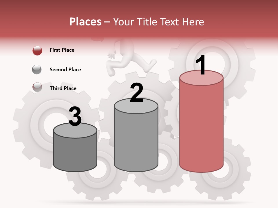 Businessman Adjustable White PowerPoint Template