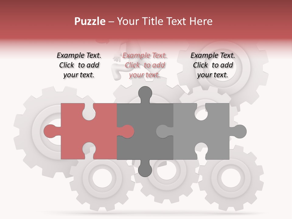 Businessman Adjustable White PowerPoint Template