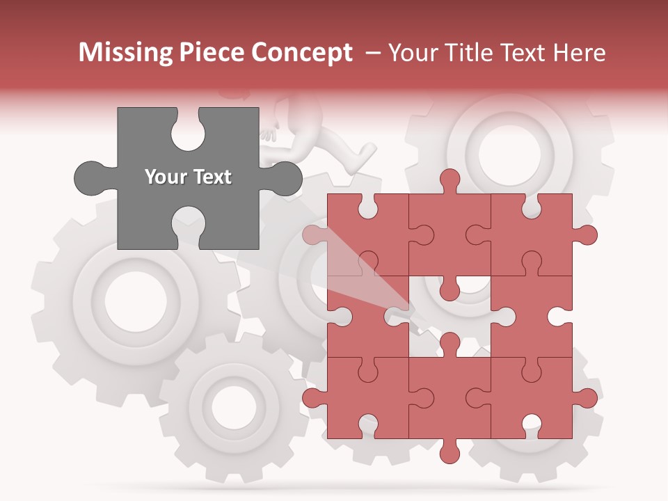 Businessman Adjustable White PowerPoint Template