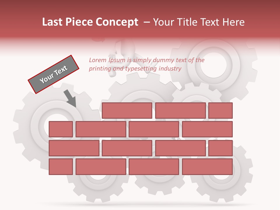 Businessman Adjustable White PowerPoint Template