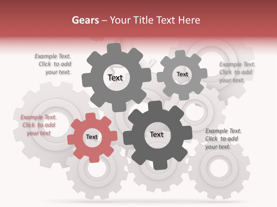 Businessman Adjustable White PowerPoint Template