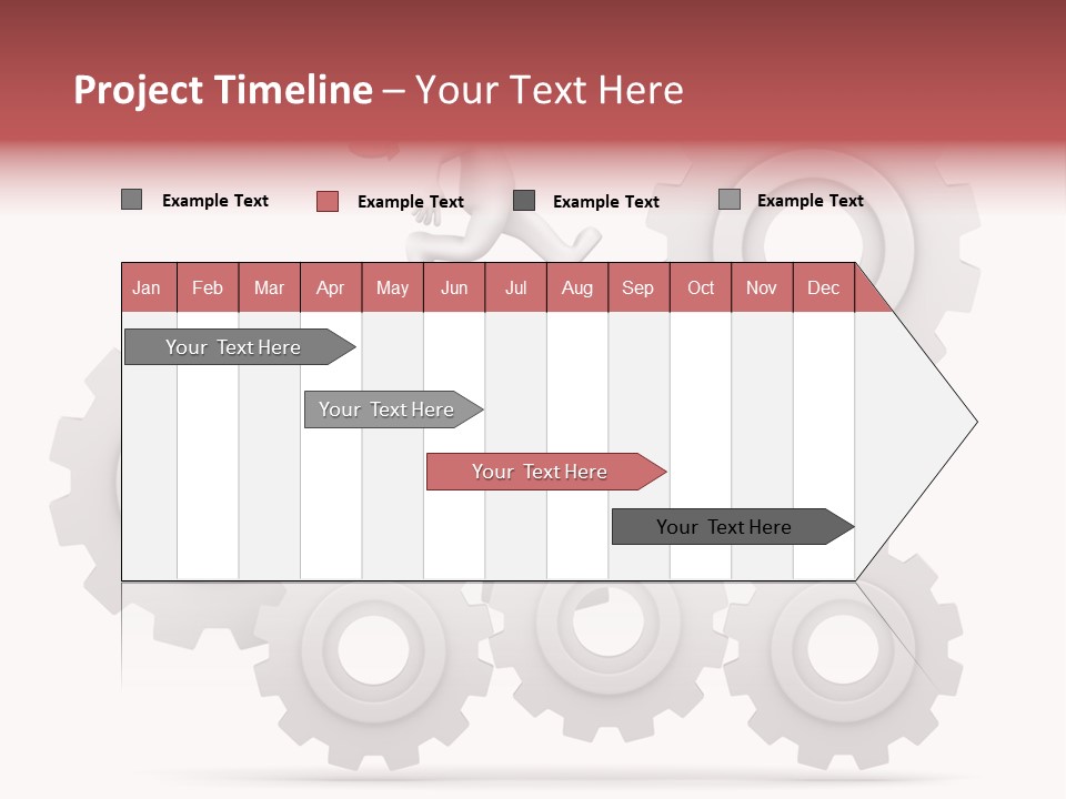 Businessman Adjustable White PowerPoint Template