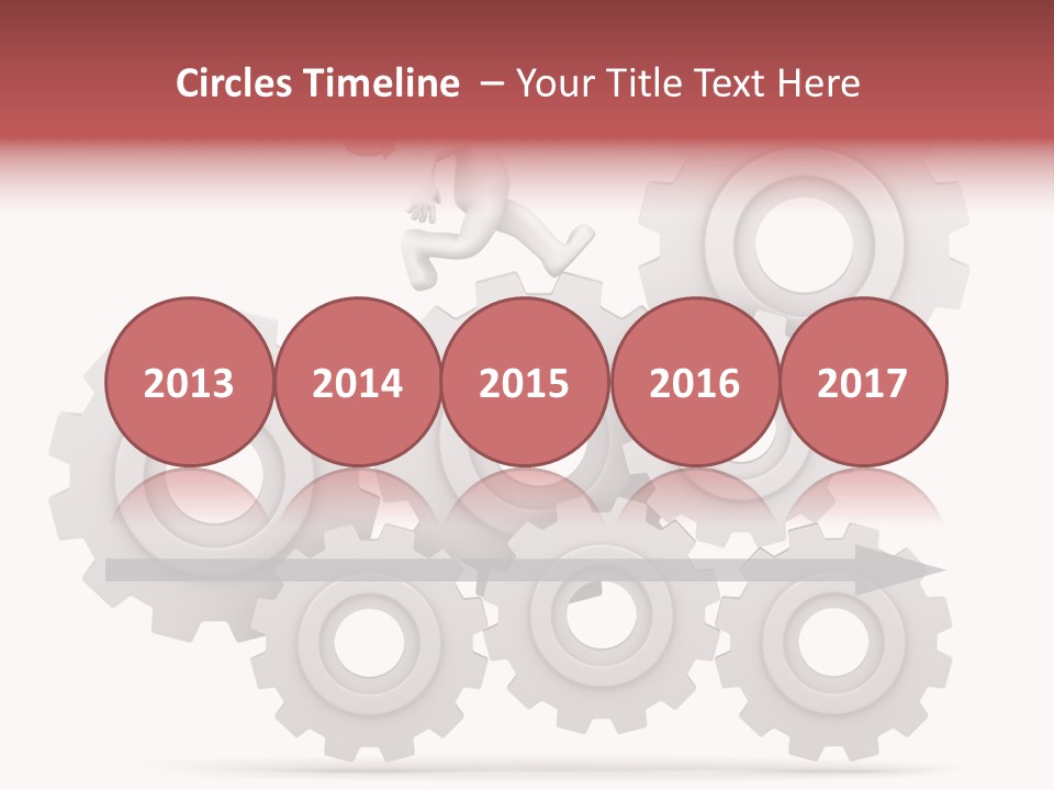 Businessman Adjustable White PowerPoint Template