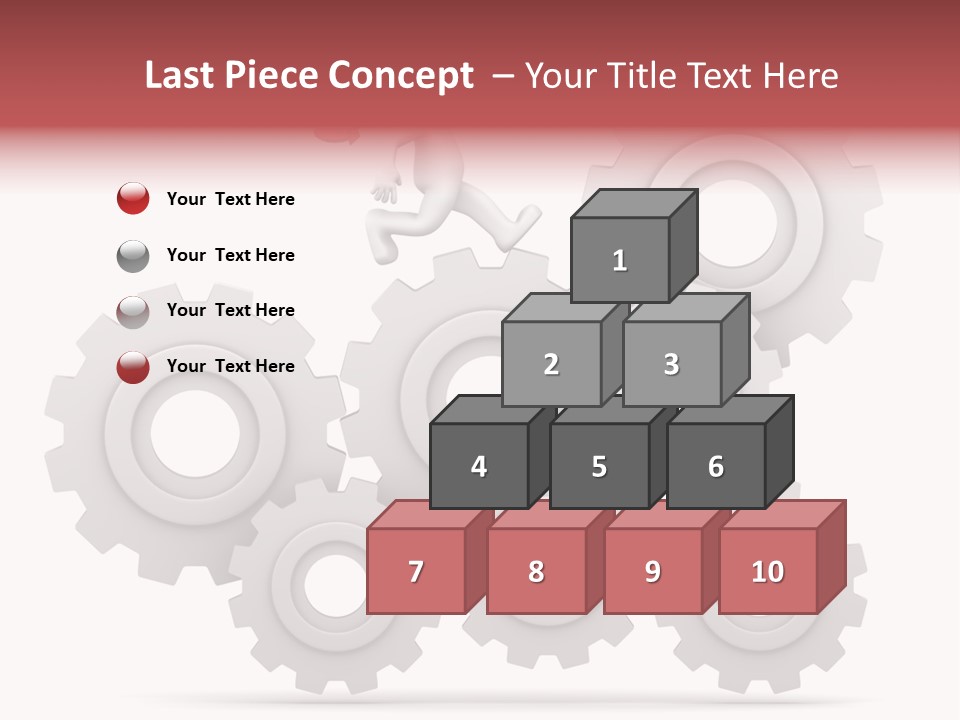 Businessman Adjustable White PowerPoint Template