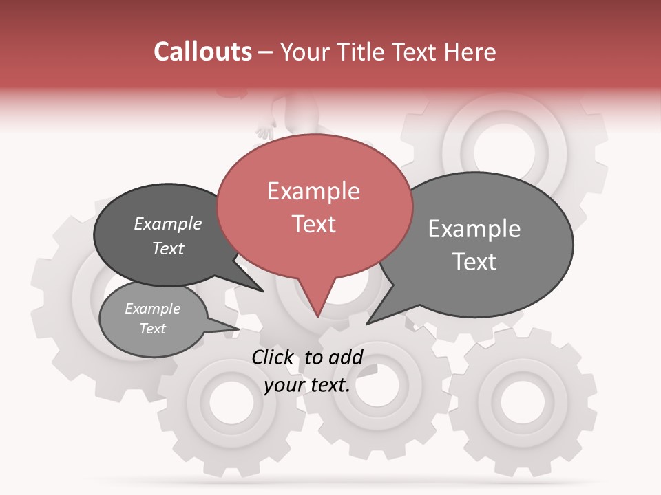 Businessman Adjustable White PowerPoint Template