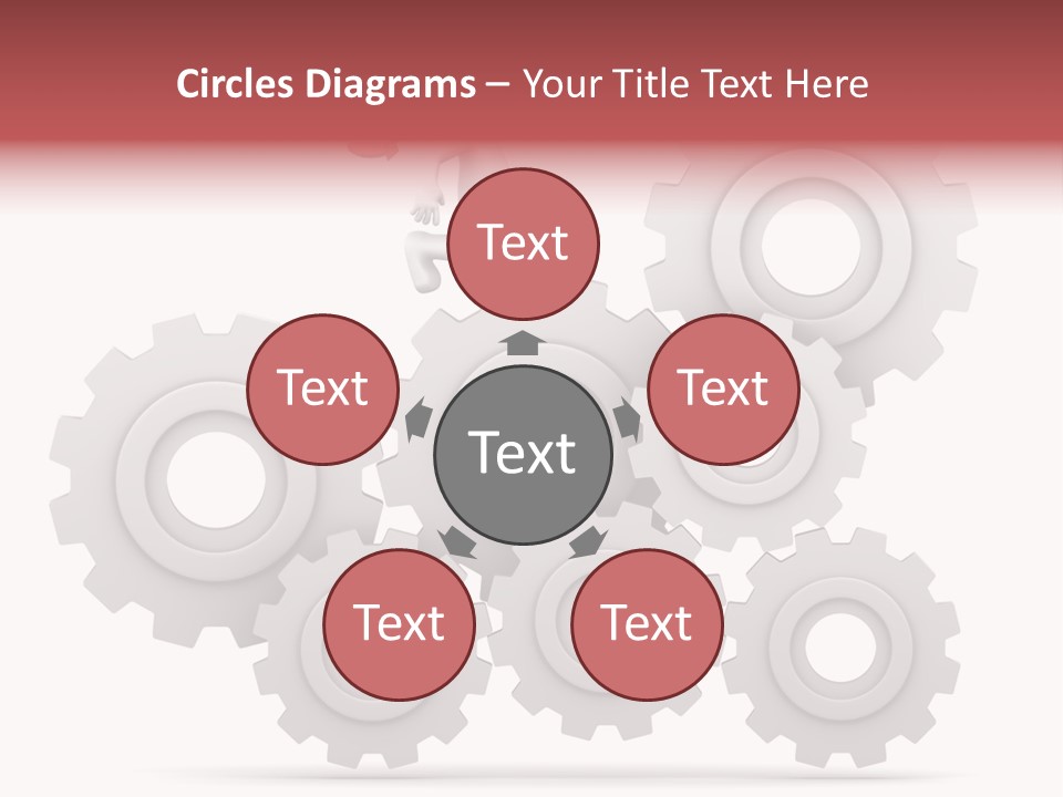 Businessman Adjustable White PowerPoint Template