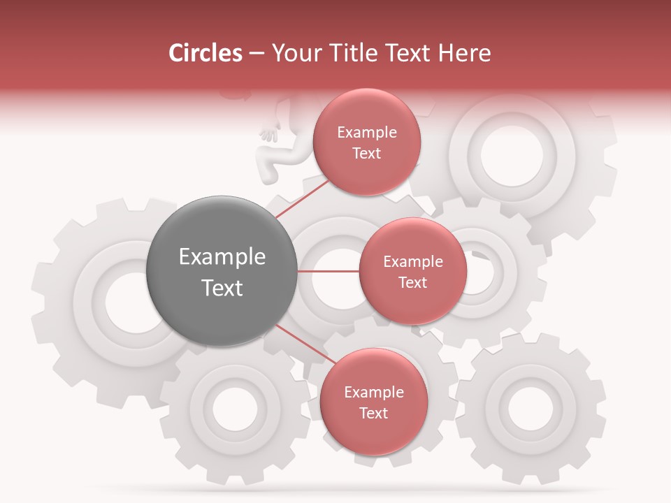 Businessman Adjustable White PowerPoint Template