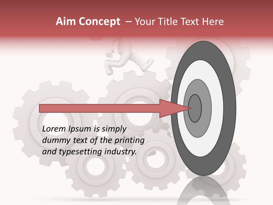 Businessman Adjustable White PowerPoint Template