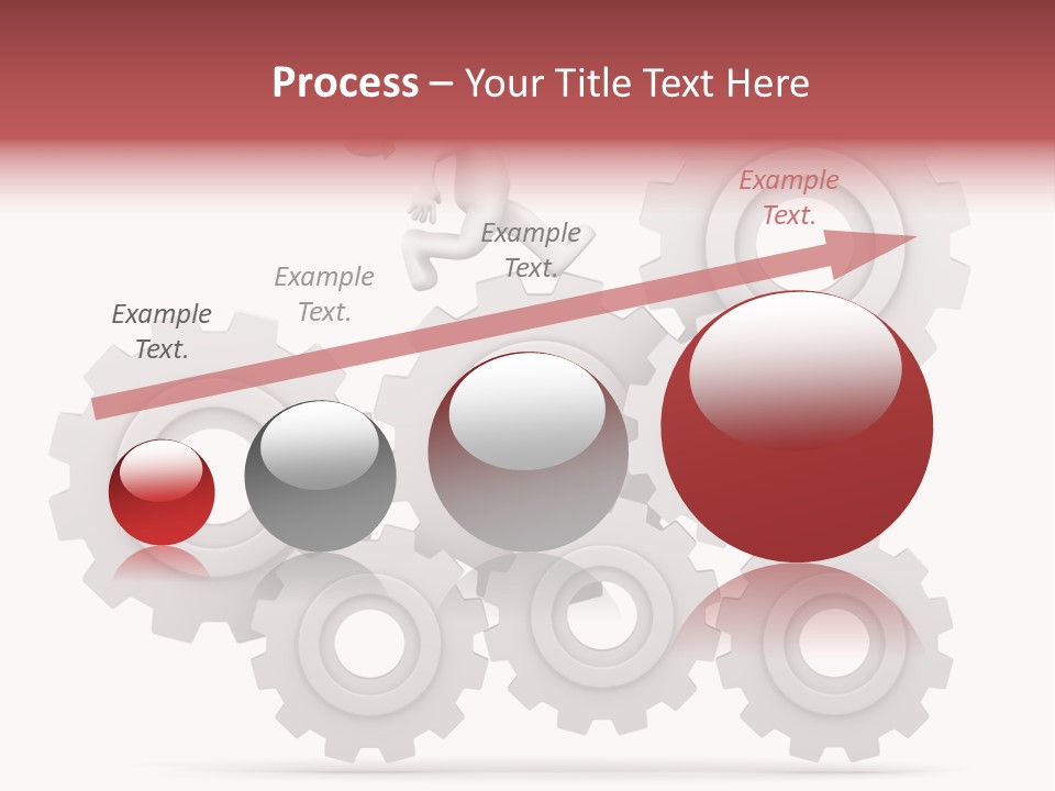 Businessman Adjustable White PowerPoint Template