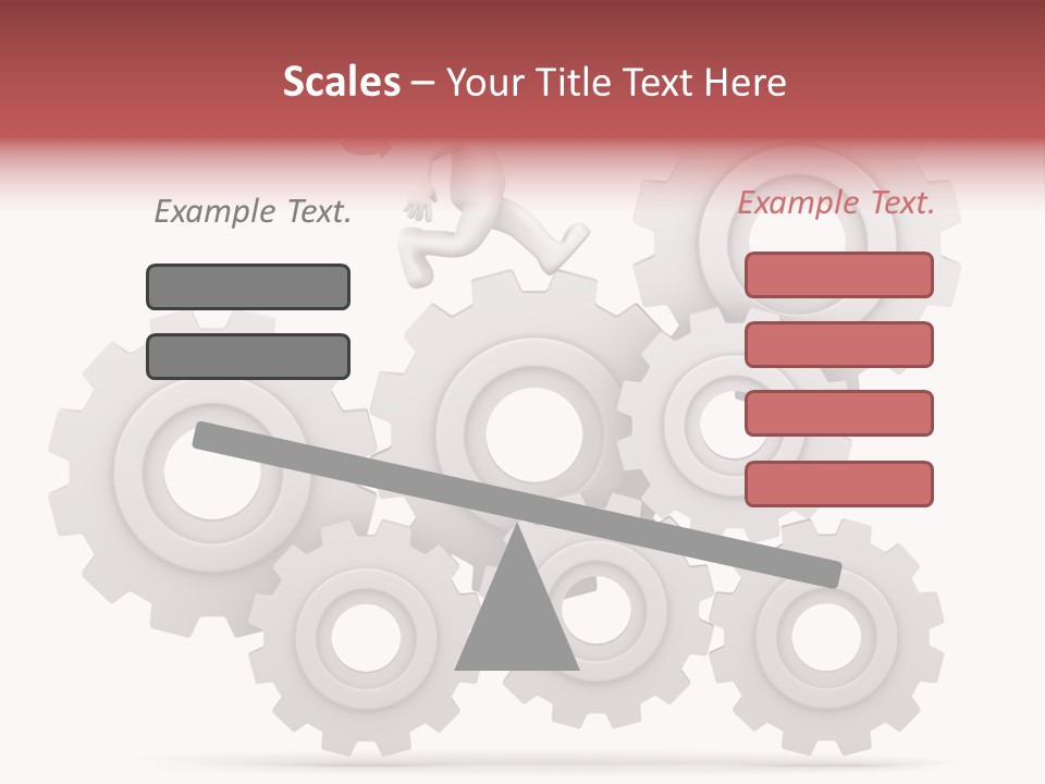 Businessman Adjustable White PowerPoint Template