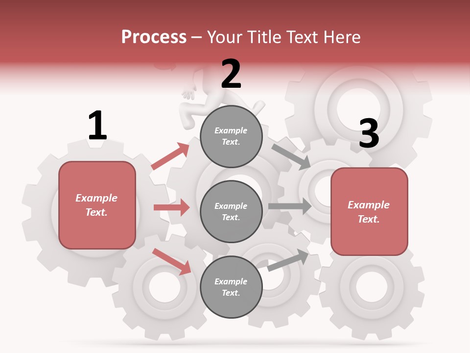 Businessman Adjustable White PowerPoint Template
