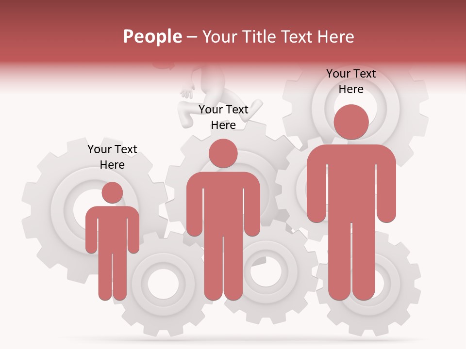 Businessman Adjustable White PowerPoint Template