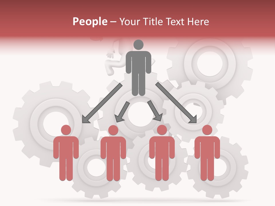 Businessman Adjustable White PowerPoint Template