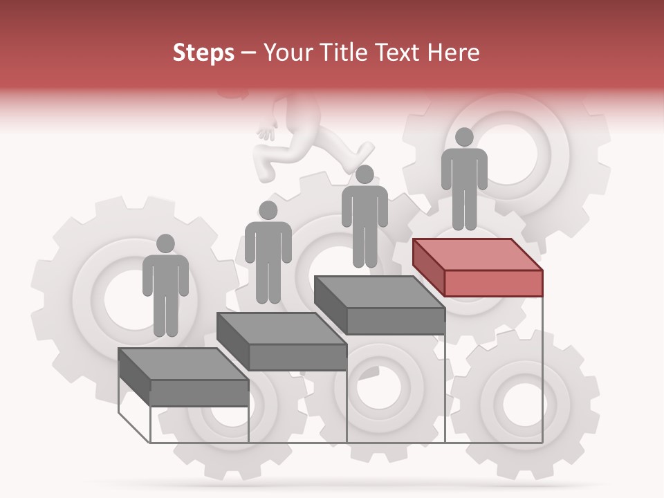 Businessman Adjustable White PowerPoint Template