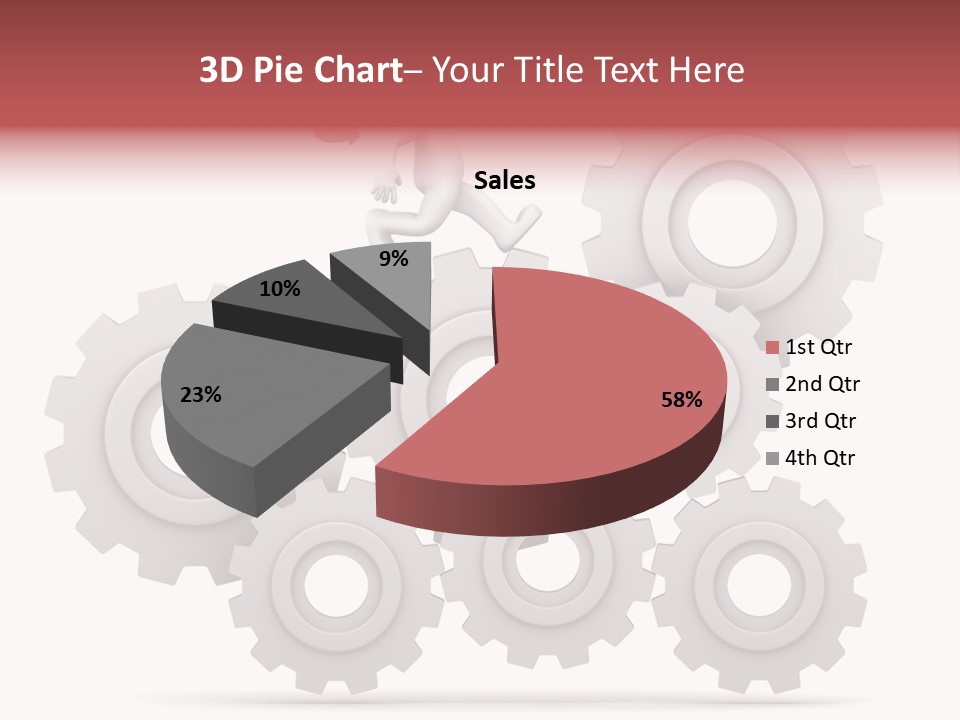 Businessman Adjustable White PowerPoint Template