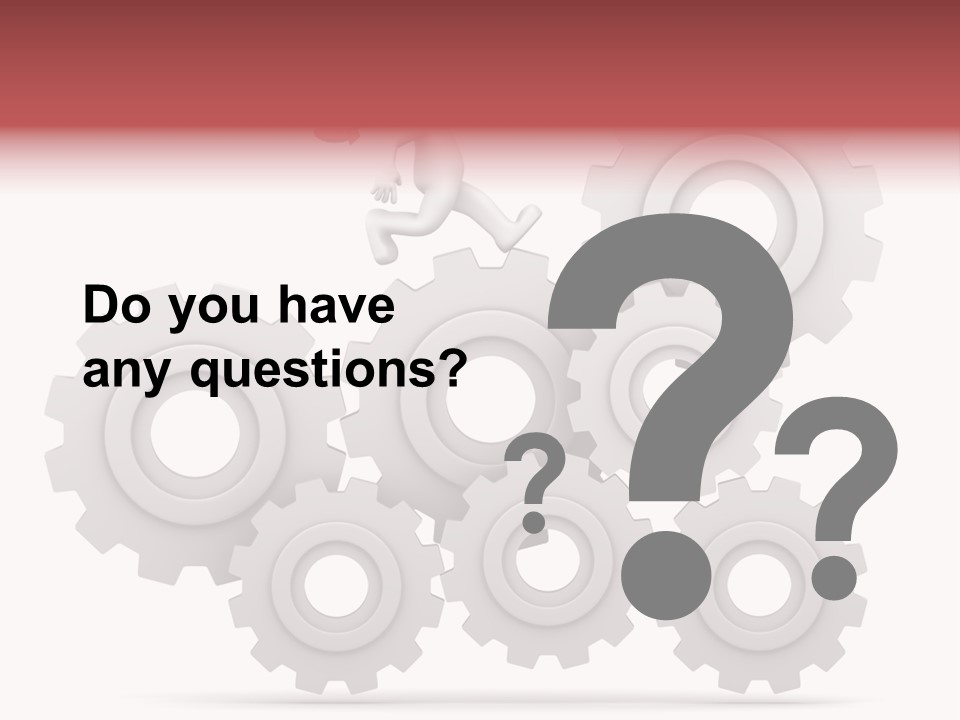 Businessman Adjustable White PowerPoint Template