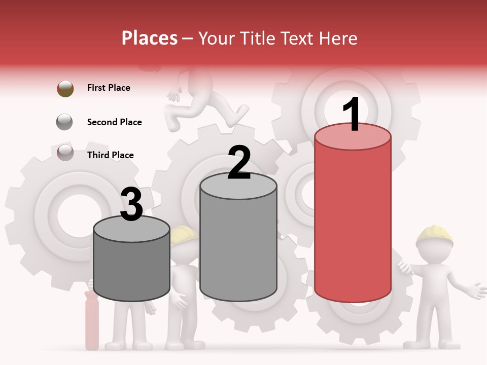 Industry Illustration Mechanism PowerPoint Template