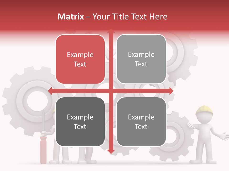 Industry Illustration Mechanism PowerPoint Template