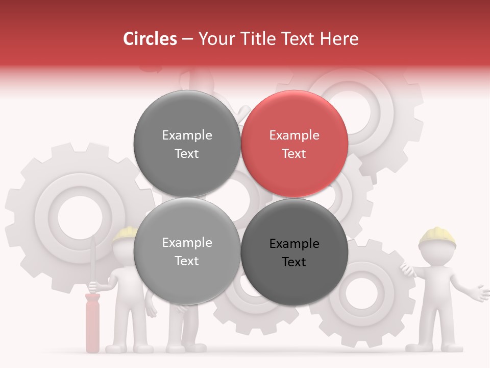 Industry Illustration Mechanism PowerPoint Template