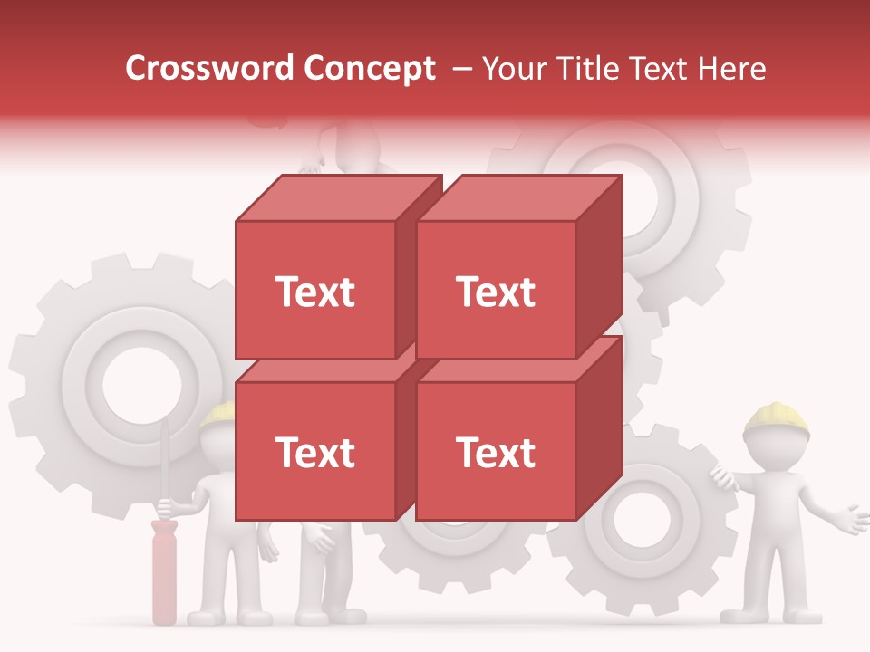Industry Illustration Mechanism PowerPoint Template