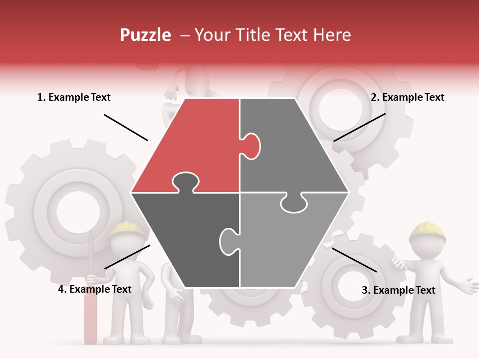 Industry Illustration Mechanism PowerPoint Template