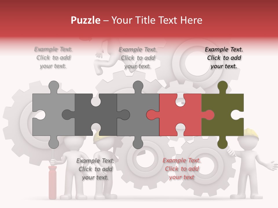 Industry Illustration Mechanism PowerPoint Template