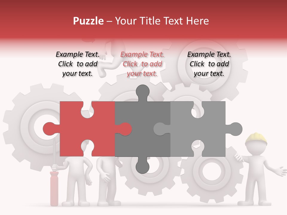Industry Illustration Mechanism PowerPoint Template