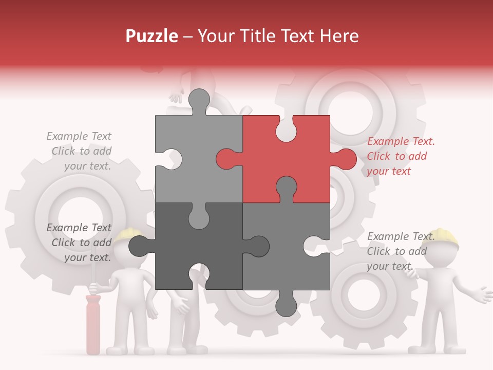Industry Illustration Mechanism PowerPoint Template