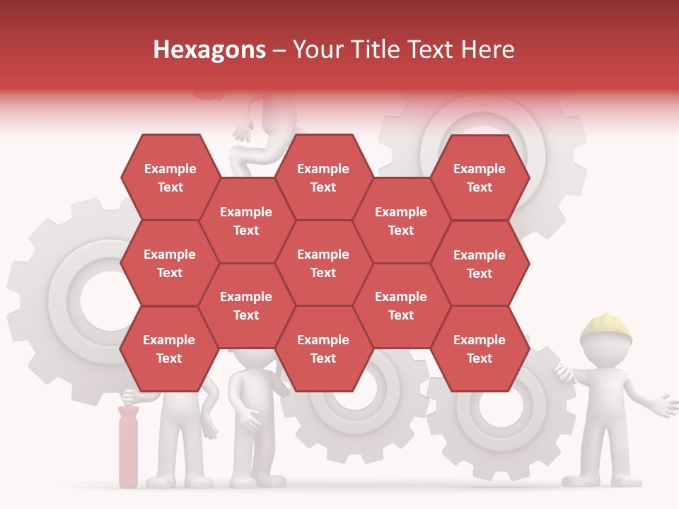 Industry Illustration Mechanism PowerPoint Template