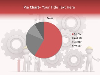 Industry Illustration Mechanism PowerPoint Template