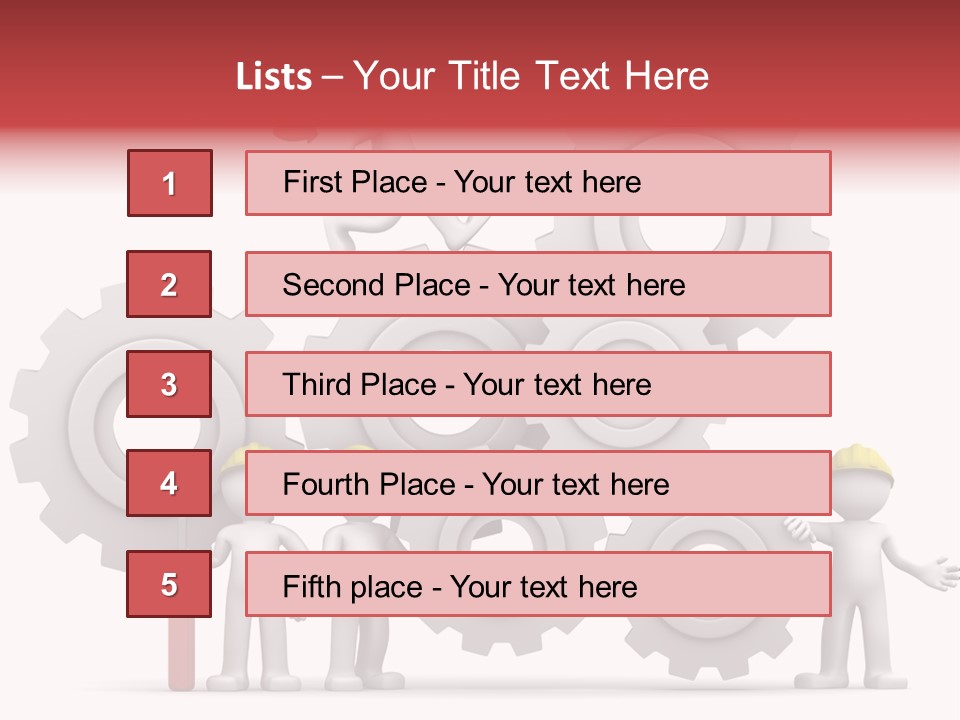 Industry Illustration Mechanism PowerPoint Template