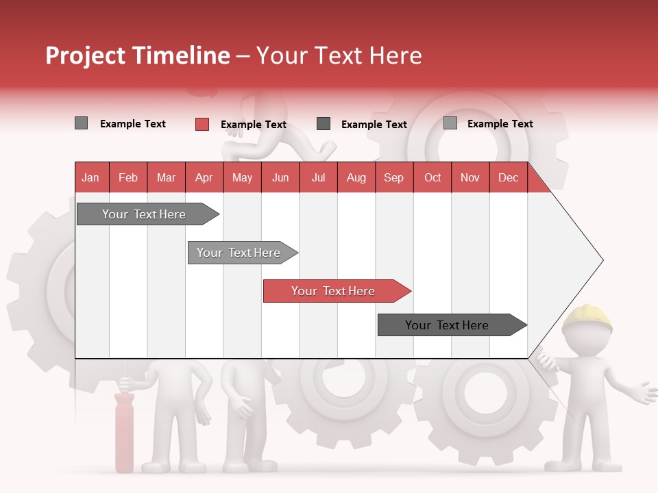 Industry Illustration Mechanism PowerPoint Template