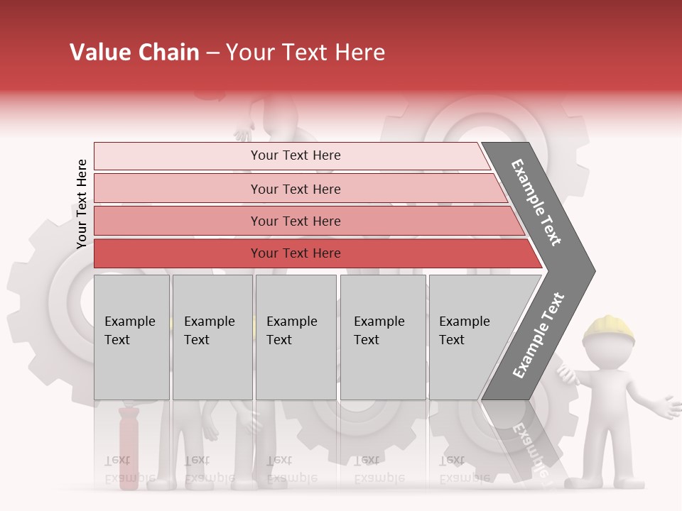 Industry Illustration Mechanism PowerPoint Template