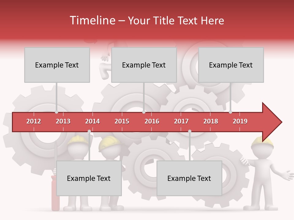 Industry Illustration Mechanism PowerPoint Template