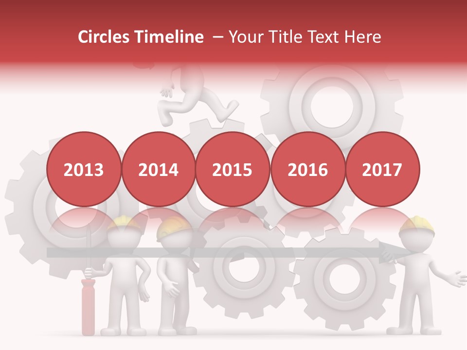 Industry Illustration Mechanism PowerPoint Template