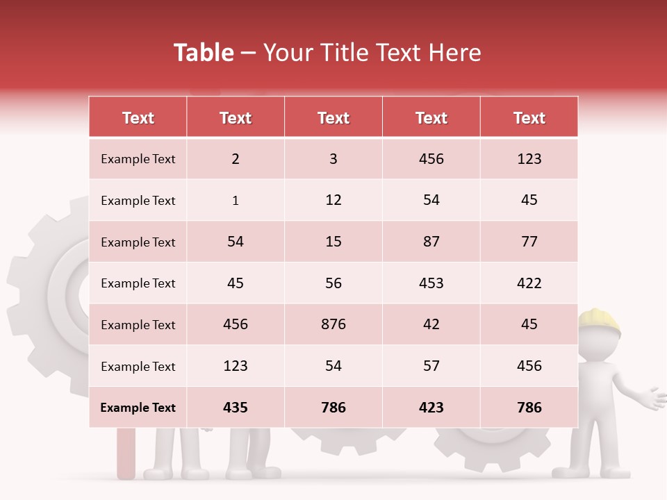 Industry Illustration Mechanism PowerPoint Template