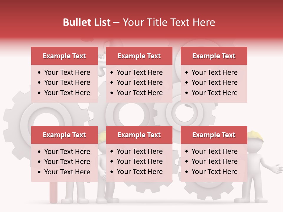 Industry Illustration Mechanism PowerPoint Template