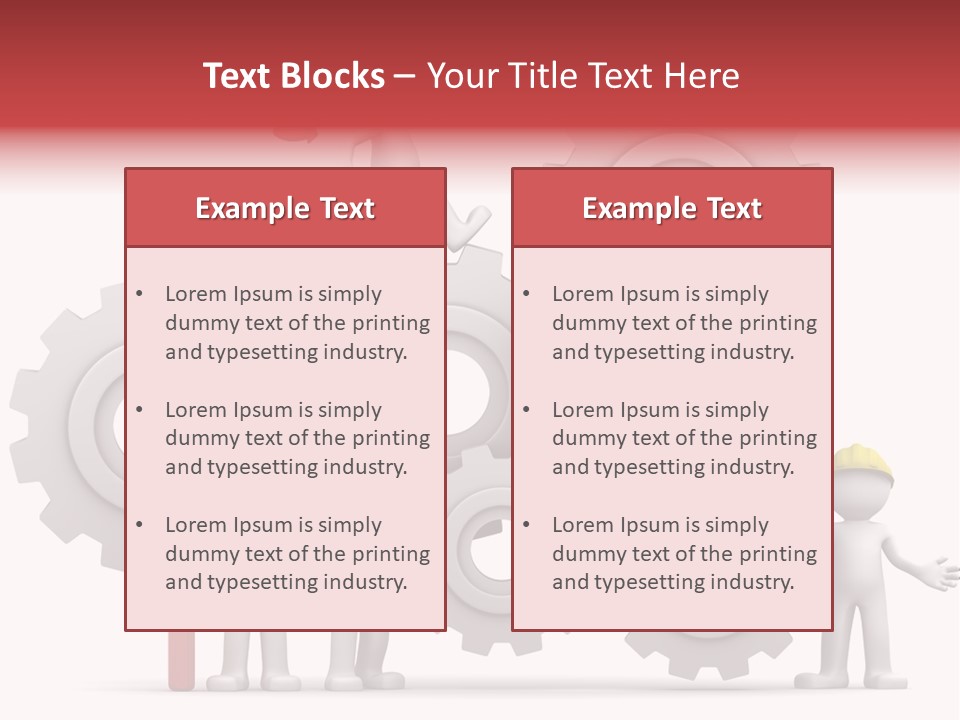Industry Illustration Mechanism PowerPoint Template