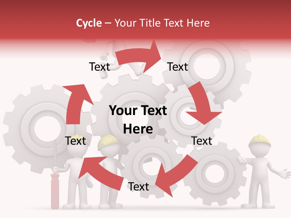 Industry Illustration Mechanism PowerPoint Template