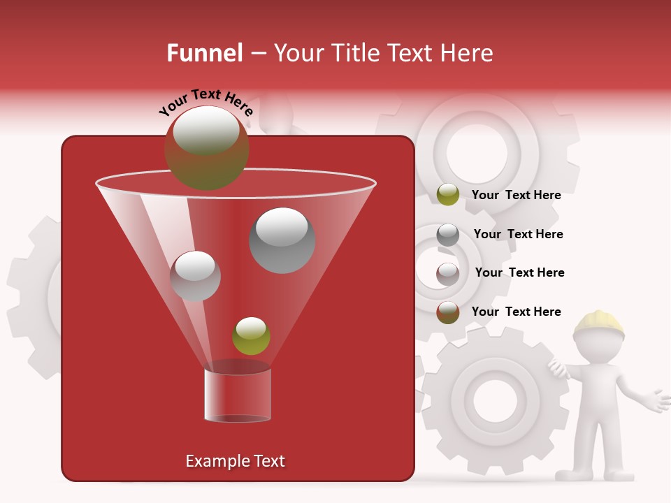 Industry Illustration Mechanism PowerPoint Template
