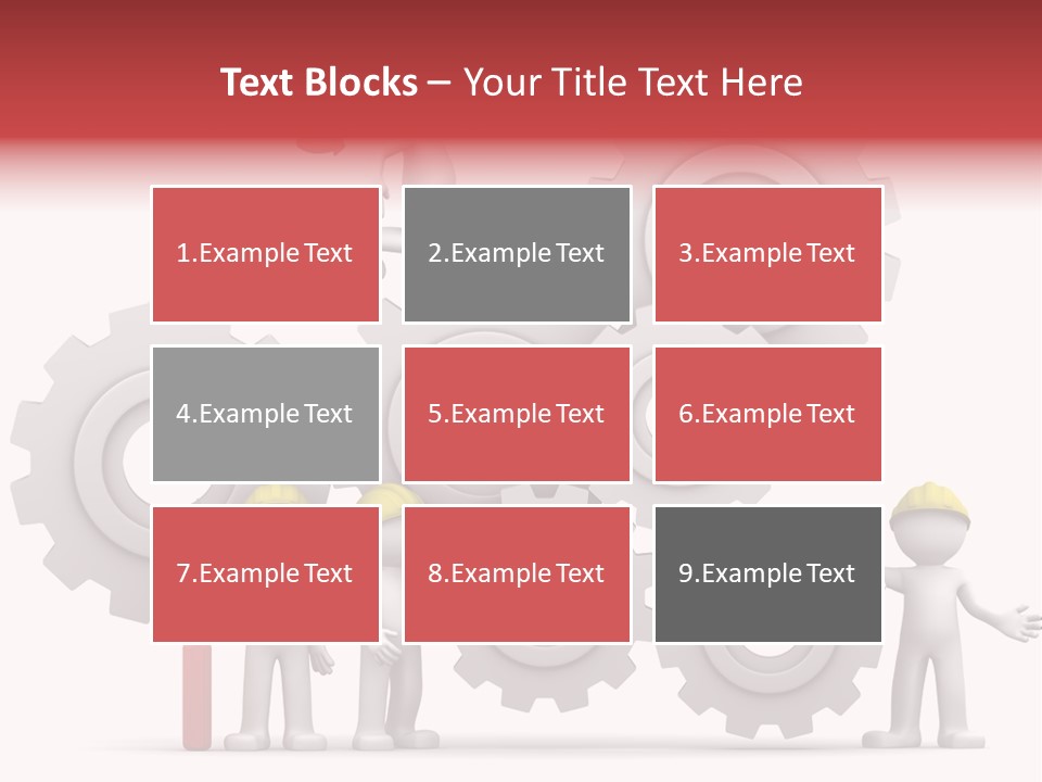 Industry Illustration Mechanism PowerPoint Template